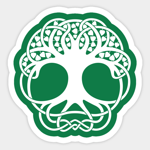 Celtic Tree Sticker by tuditees